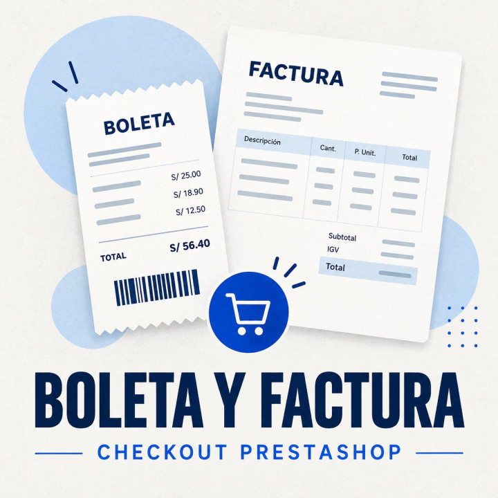 Boleta y Factura en Checkout para PrestaShop