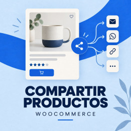 Botones para compartir productos en WooCommerce
