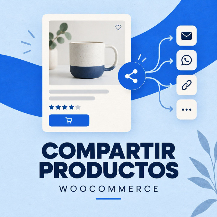Botones para compartir productos en WooCommerce