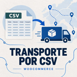 Transporte Personalizado por CSV para WooCommerce
