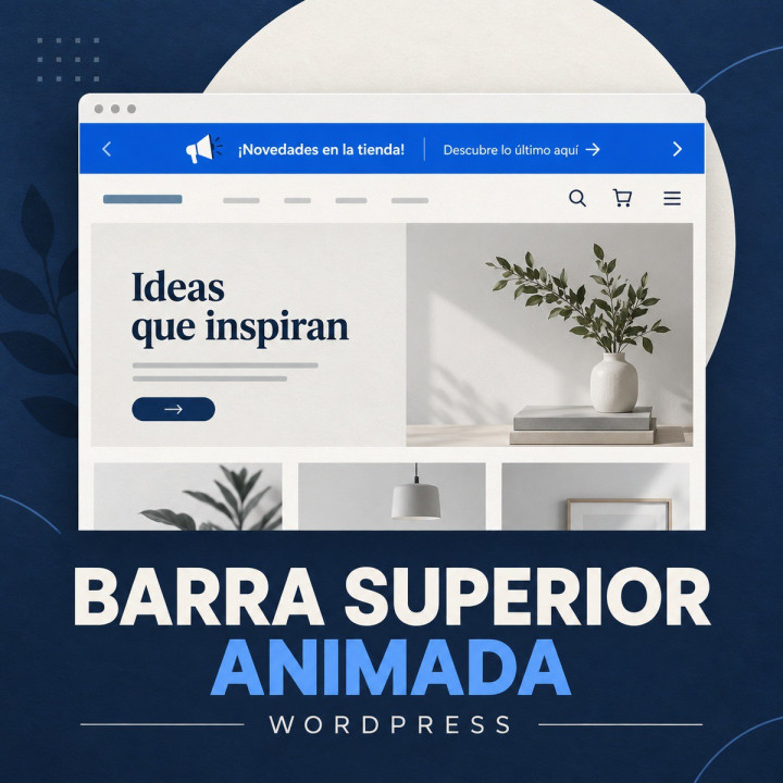 Barra Superior Animada para WordPress