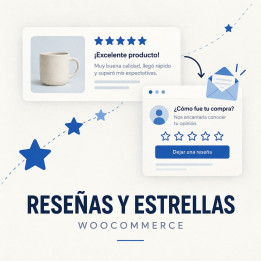 Reseñas con rich snippets y recordatorio para WooCommerce