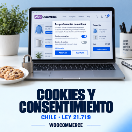 Consentimiento de cookies en tienda WooCommerce de Chile, Ley 21.719