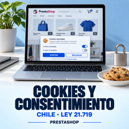 Módulo de cookies y consentimiento para PrestaShop en Chile, Ley 21.719